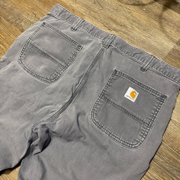 Grey Carhartt Cargo Pants - Picture 3 of 7
